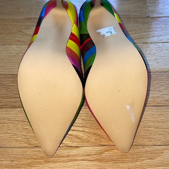 Colorful PRIDE 🌈 heels pumps 5 1/2 - Picture 6 of 14
